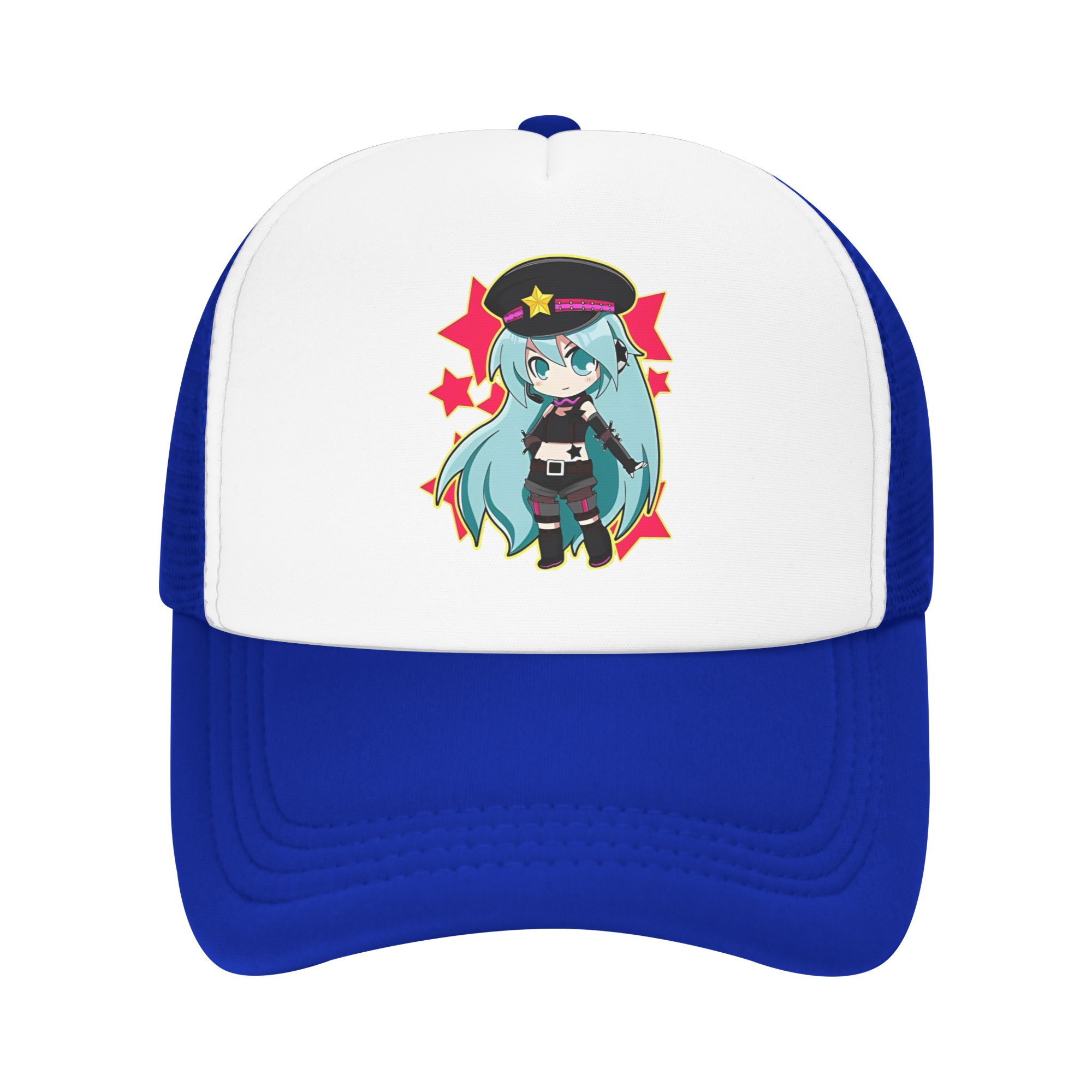 Trucker Cap Mesh - Topi Trucker Hatsune Miku Berbahan Busa