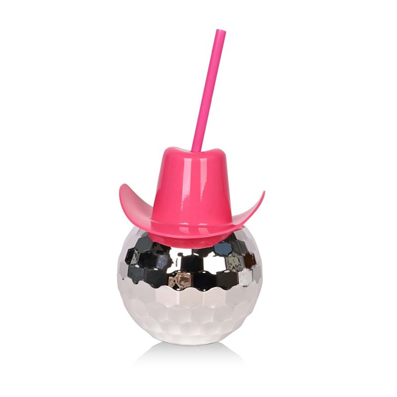 Cowboy Hat Straw - Gelas Bola Disko ABMS, Gelas Bola
