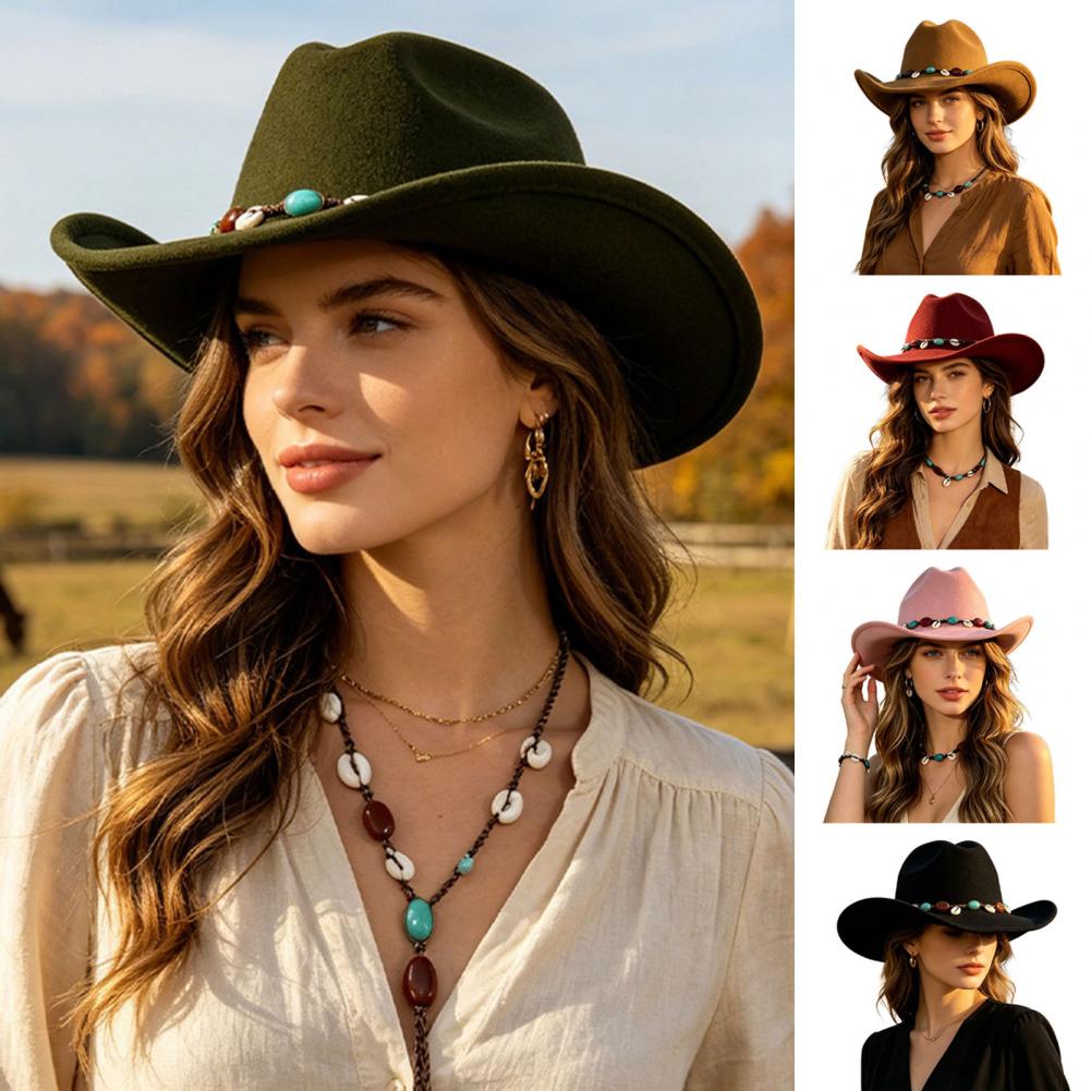 Topi Gaya Koboi Barat, Topi Fe - Fedora Hat Wool ulasan dan harga