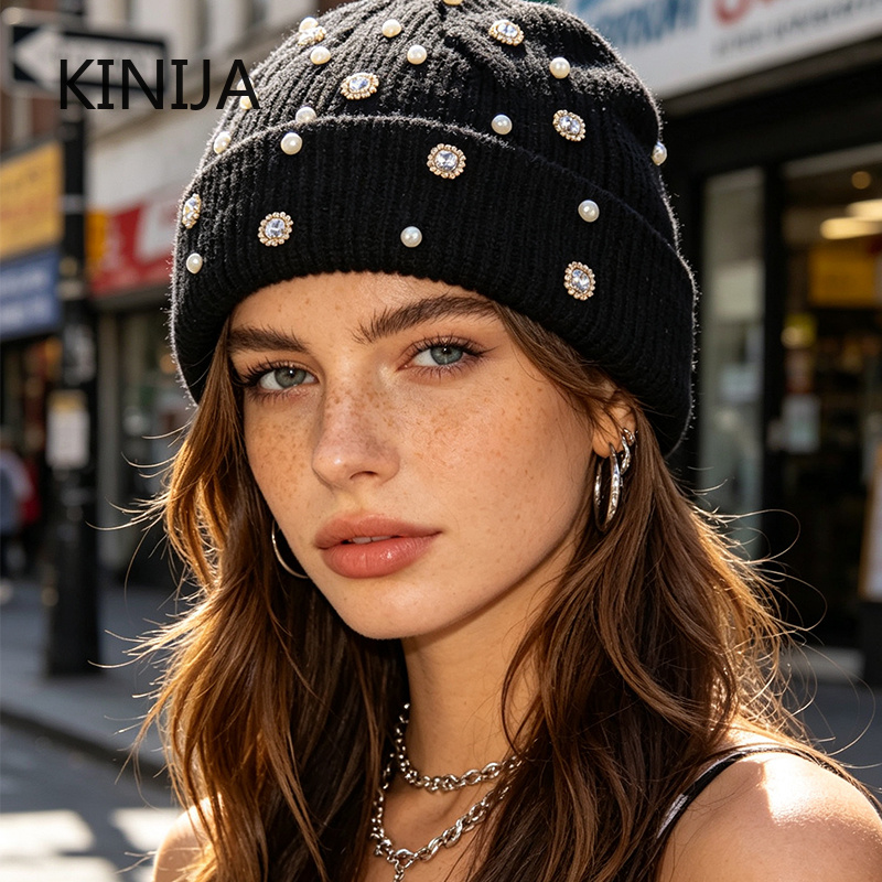 Topi Beanie Rajut Musim Dingin - Beanie Cuffed Knit ulasan dan harga