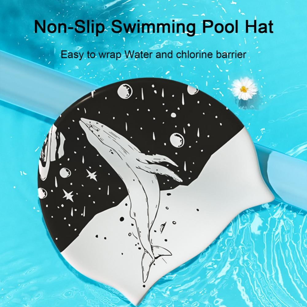 Topi Renang Cetak Dua Sisi Tid - Swim Hat Silicone ulasan dan harga