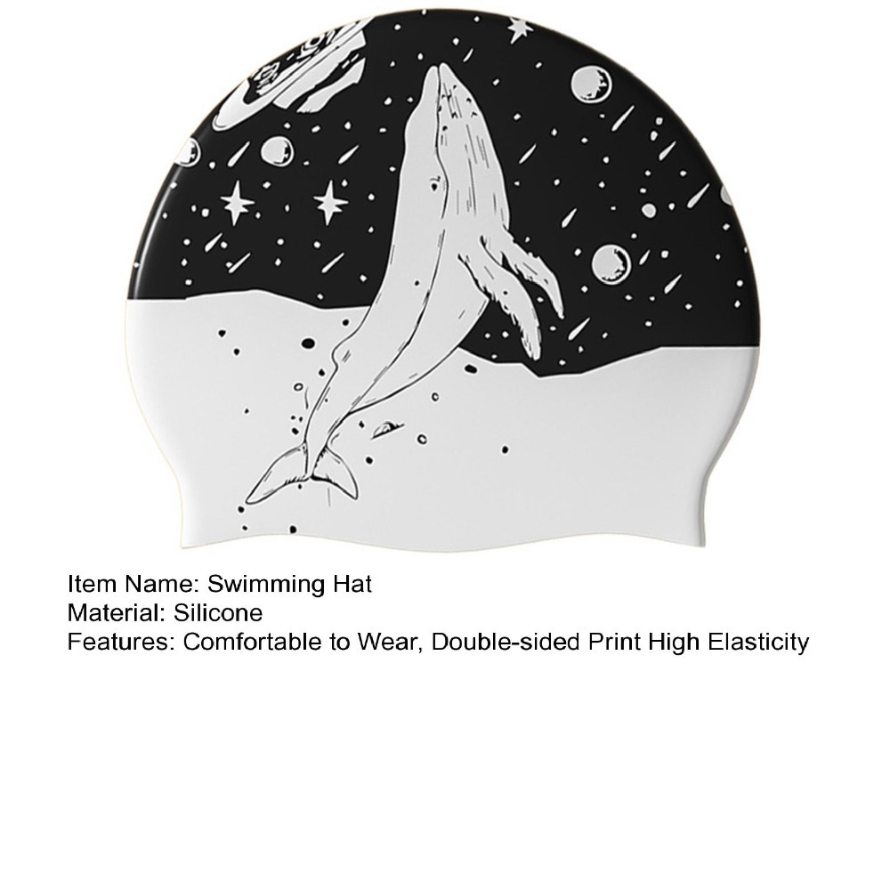Topi Renang Cetak Dua Sisi Tid - Swim Hat Silicone ulasan dan harga