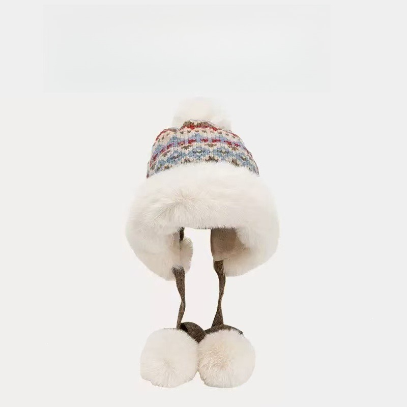 Topi Bomber Wanita Motif Fair  - Winter Trapper Hat ulasan dan harga