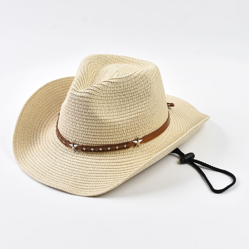 Topi Koboi Wanita Bahan Jerami - Cowboy Hat Straw ulasan dan harga