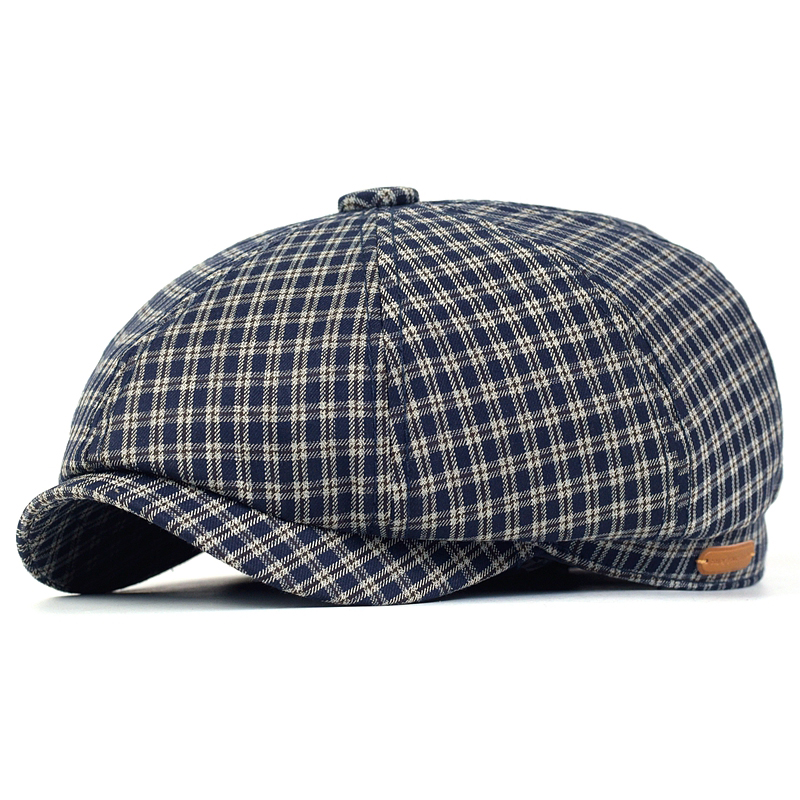 Topi Newsboy Kotak-kotak Musim - Dad Hat Cotton ulasan dan harga