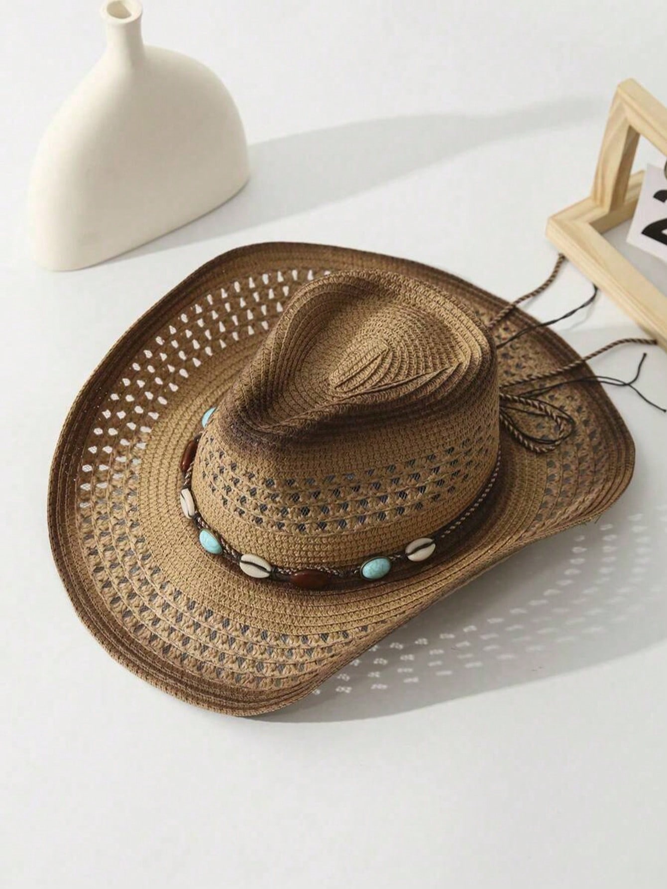 Topi Koboi Uniseks Berbahan Je - Cowboy Hat Straw ulasan dan harga
